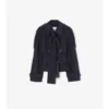 Krótki Trench Coat Trerose z płótna