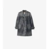 Krótki Trench Coat z jeansu
