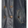 Krótki Trench Coat z jeansu