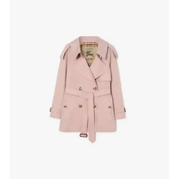 Krótki Tropical Gabardine Fitzrovia Trench Coat Krótki Tropical Gabardine Fitzrovia Trench Coat