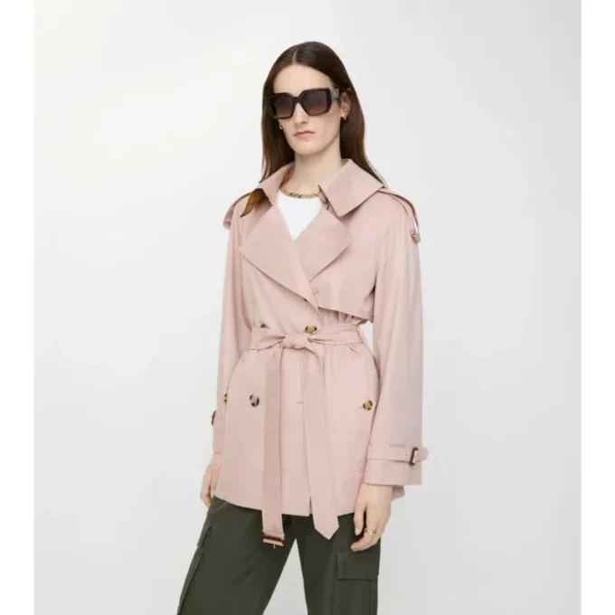 Krótki Tropical Gabardine Fitzrovia Trench Coat Krótki Tropical Gabardine Fitzrovia Trench Coat