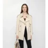 Krótki Tropical Gabardine Fitzrovia Trench Coat