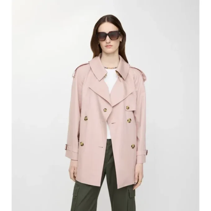 Krótki Tropical Gabardine Fitzrovia Trench Coat Krótki Tropical Gabardine Fitzrovia Trench Coat