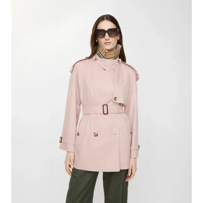 Krótki Tropical Gabardine Fitzrovia Trench Coat Krótki Tropical Gabardine Fitzrovia Trench Coat