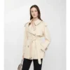 Krótki Tropical Gabardine Fitzrovia Trench Coat