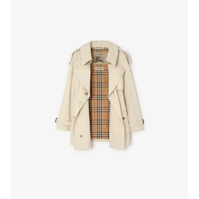 Krótki Tropical Gabardine Fitzrovia Trench Coat