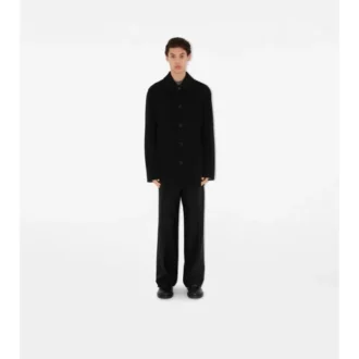 Krótki wełniany Car Coat
