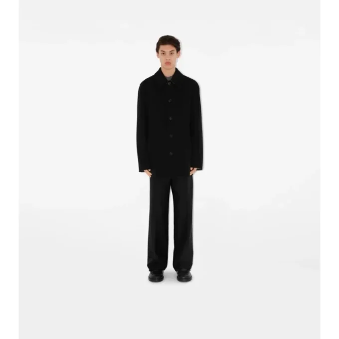 Krótki wełniany Car Coat