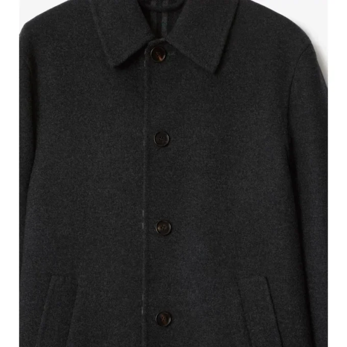 Krótki wełniany Car Coat