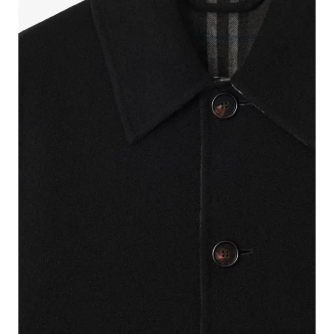 Krótki wełniany Car Coat