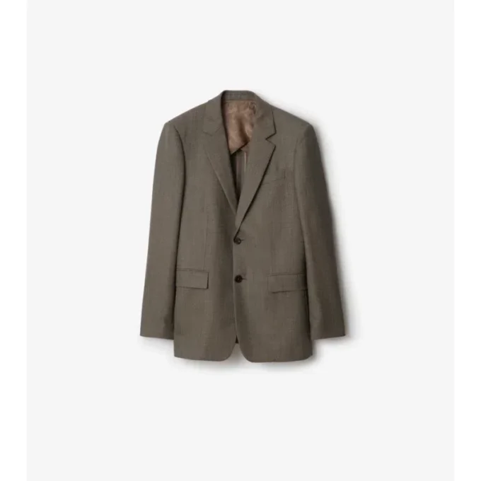 Kurtka z wełny typu „sharkskin” Kurtka z wełny typu „sharkskin”