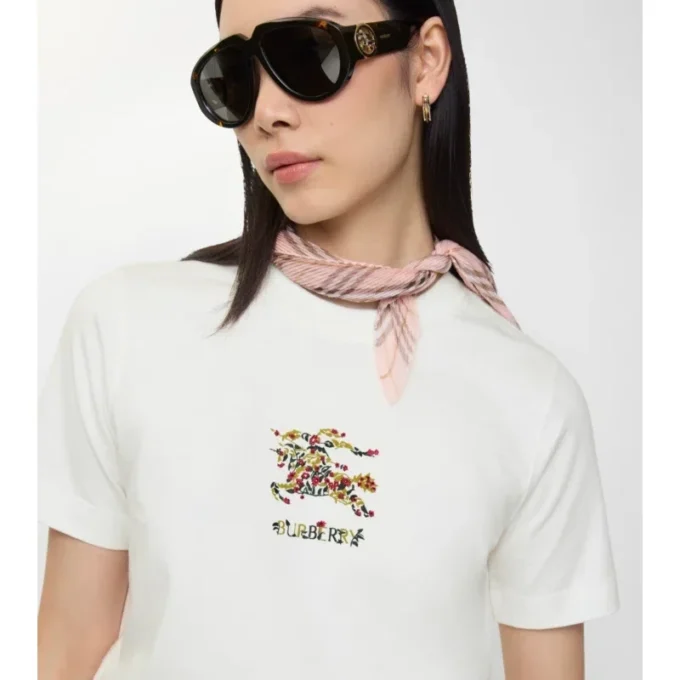 Kwiatowa bawełniana T-shirt EKD Kwiatowa bawełniana T-shirt EKD