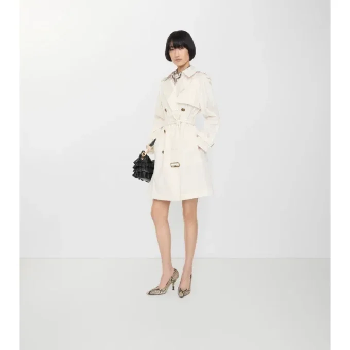 Lekki Belgravia Trench Coat o średniej długości z bawełny Lekki Belgravia Trench Coat o średniej długości z bawełny