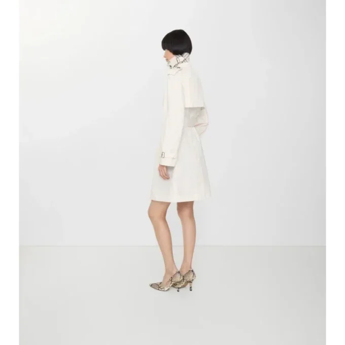 Lekki Belgravia Trench Coat o średniej długości z bawełny Lekki Belgravia Trench Coat o średniej długości z bawełny
