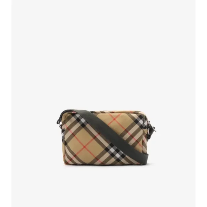 Mała torebka crossbody w kratkę