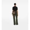 Mała torebka typu bucket z wzorem w kratkę