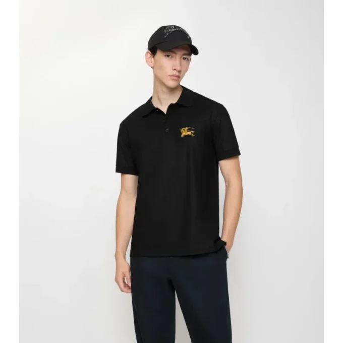 Metaliczna koszulka polo EKD z bawełny Metaliczna koszulka polo EKD z bawełny