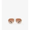 Metalowe okulary przeciwsłoneczne typu aviator