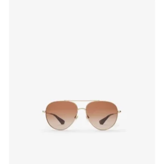 Metalowe okulary przeciwsłoneczne typu aviator