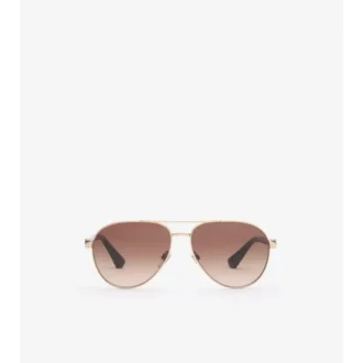 Metalowe okulary przeciwsłoneczne typu aviator