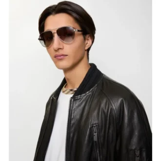 Metalowe okulary przeciwsłoneczne typu aviator