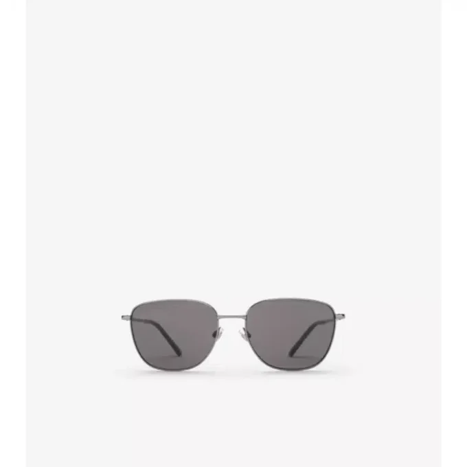Metalowe okulary przeciwsłoneczne w kratkę Metalowe okulary przeciwsłoneczne w kratkę