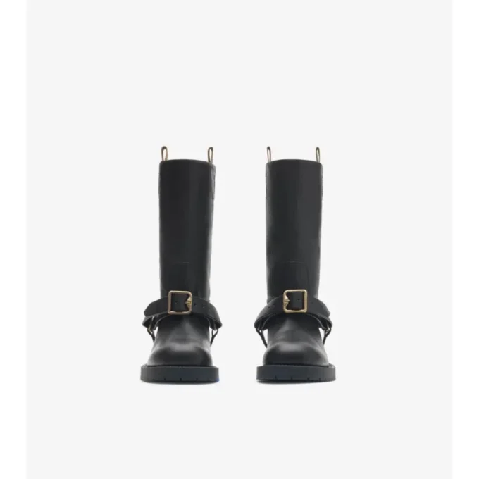 Miękkie skórzane buty typu saddle