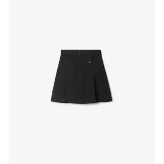 Mini spódniczka trenczowa z Gabardine