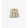 Mini spódniczka trenczowa z Gabardine Mini spódniczka trenczowa z Gabardine