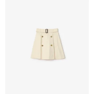 Mini spódniczka trenczowa z Gabardine