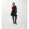 Mini spódniczka trenczowa z Gabardine