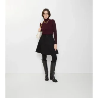 Mini spódniczka trenczowa z Gabardine