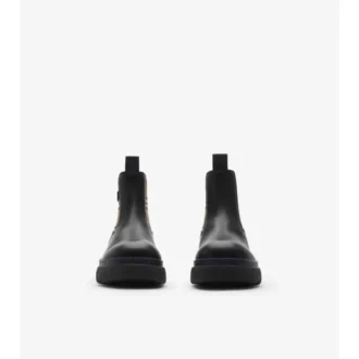 Niskie skórzane buty Chelsea
