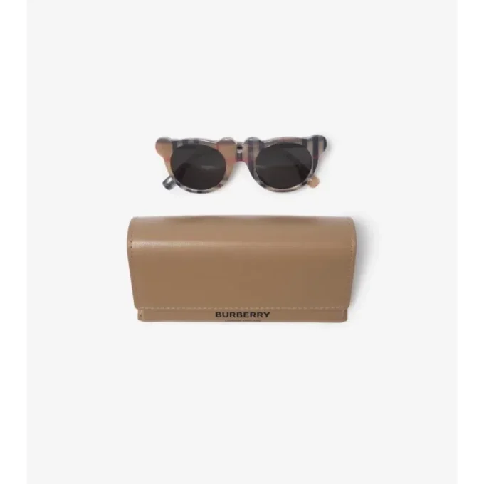 Okulary przeciwsłoneczne w kratę Teddy Bear Okulary przeciwsłoneczne w kratę Teddy Bear