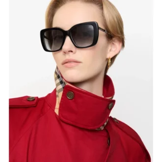 Okulary przeciwsłoneczne w oversize’owym kwadratowym kształcie