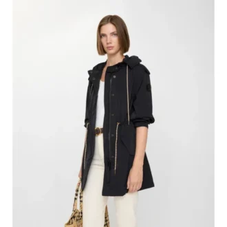 Parka z elastycznego nylonu