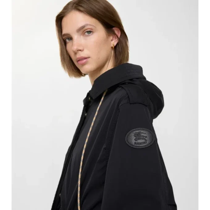 Parka z elastycznego nylonu
