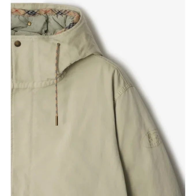 Parka z odpinanym ocieplaczem z mieszanki nylonu