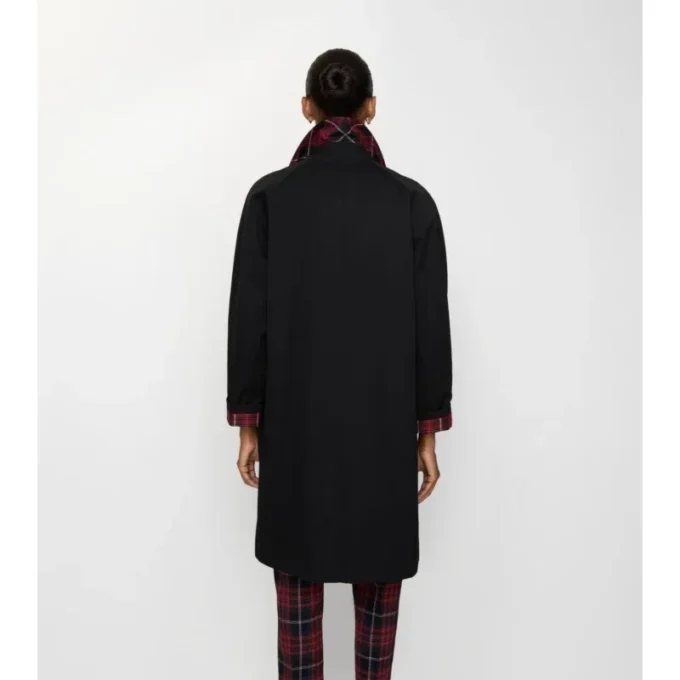 Płaszcz Camden z gabardyny o średniej długości Car Coat