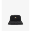 Pikowana czapka typu bucket w kształcie podkowy