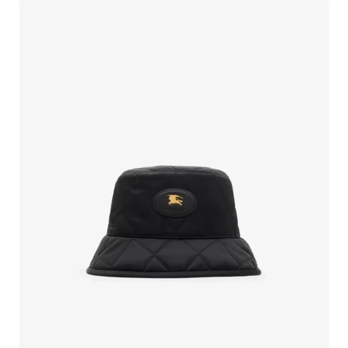 Pikowana czapka typu bucket w kształcie podkowy