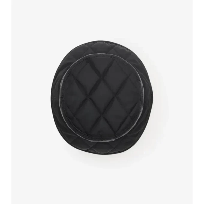 Pikowana czapka typu bucket w kształcie podkowy