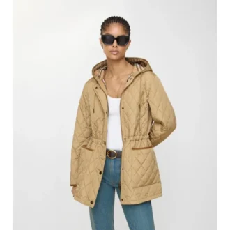 Pikowana nylonowa kurtka