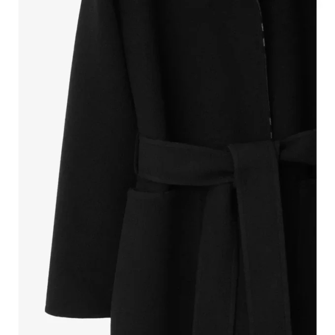 Średniej długości dwustronny wełniany Car Coat Średniej długości dwustronny wełniany Car Coat
