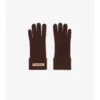 Rękawiczki z naszywką z logo z mieszanki wełny Rękawiczki z naszywką z logo z mieszanki wełny