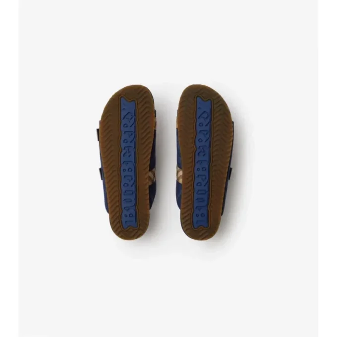 Sandały Urchin z jeansu w kratę Sandały Urchin z jeansu w kratę