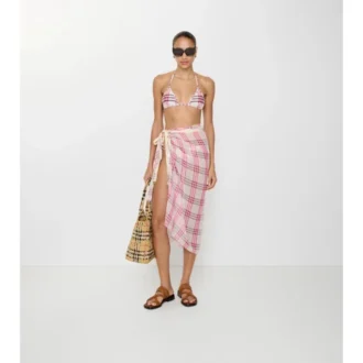 Sarong w kratę