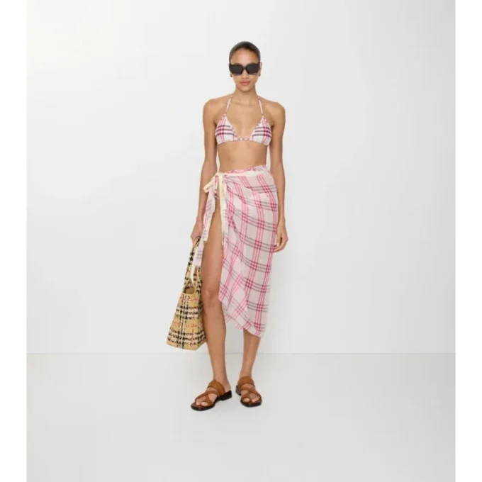 Sarong w kratę