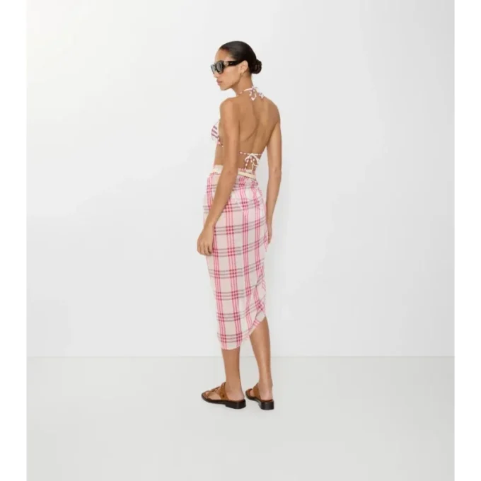 Sarong w kratę