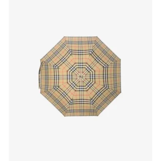 Składany parasol w kratkę